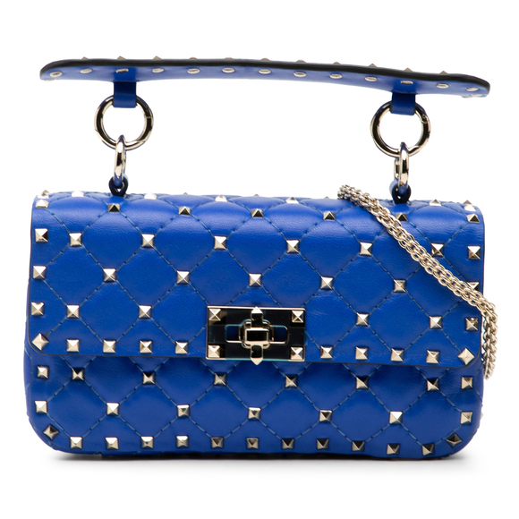 Valentino Handbags - Pre-Loved Valentino Small Nappa Rockstud Spike Satchel